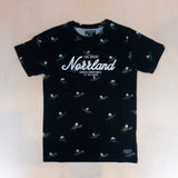 Sqrtn Great Norrland T-shirt Skoter Black
