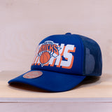 Mitchell & Ness Billboard New York Knicks Trucker Snapback Blue