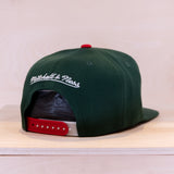 Mitchell & Ness NBA Draft Snapback Milwaukee Bucks Green