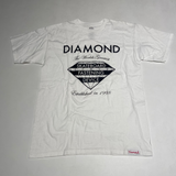 Deadstock Diamond T-shirt white Medium