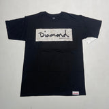 Deadstock Diamond Box Logo T-shirt Black Medium