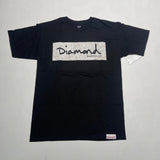 Deadstock Diamond Box Logo T-shirt Black Medium