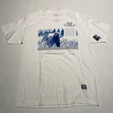 Deadstock Grizzly T-shirt White Blue Large
