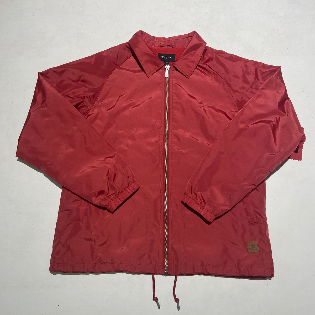 Deadstock Brixton Coach Jacket Red Medium