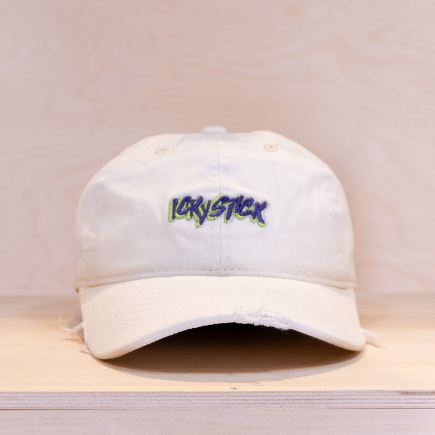Ickystick Antift Horror Distressed Ivory