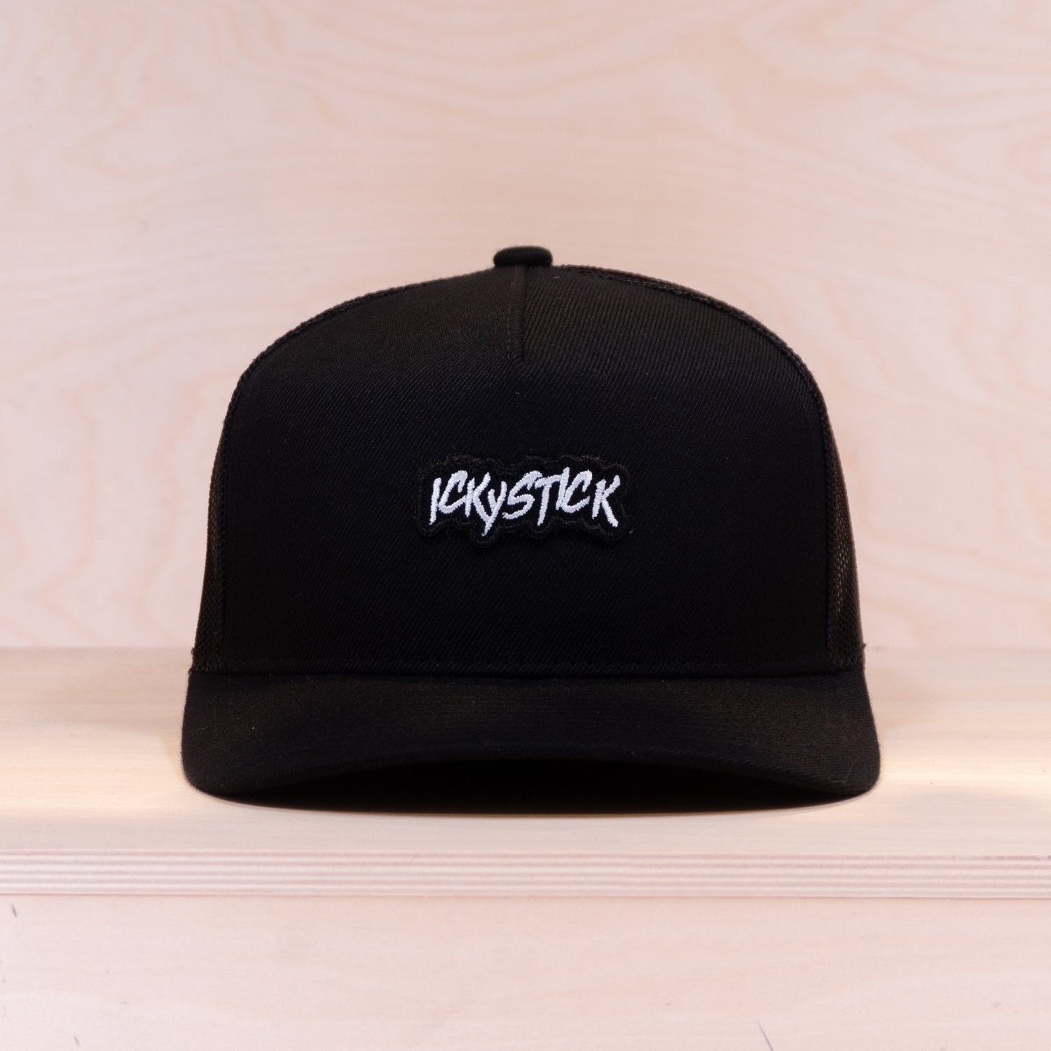 Ickystick Horror In The Dark A-Frame Trucker Black