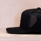 Ickystick Horror In The Dark A-Frame Trucker Black