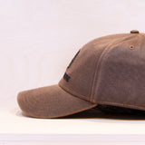 John Deere Oilskin Logo Cap Brown