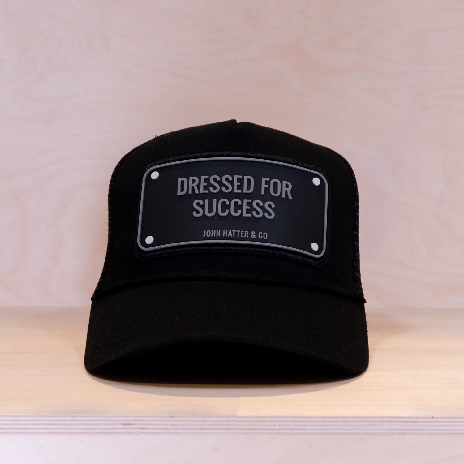 John Hatter & Co. Dressed For Success Trucker Cap Black