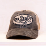 John Deere 6 Panel Unstruct Truker Cap Grey/Beige