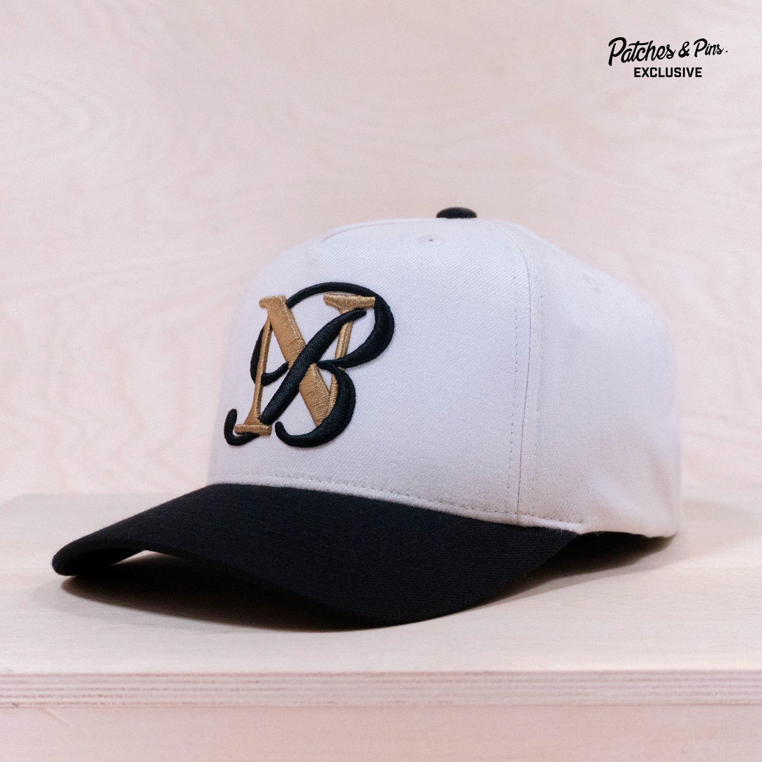 New Black Patches Exclusive Letter A-frame Cap Stone 2 Tone