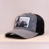 Lucente Race Velvet Cap Charcoal