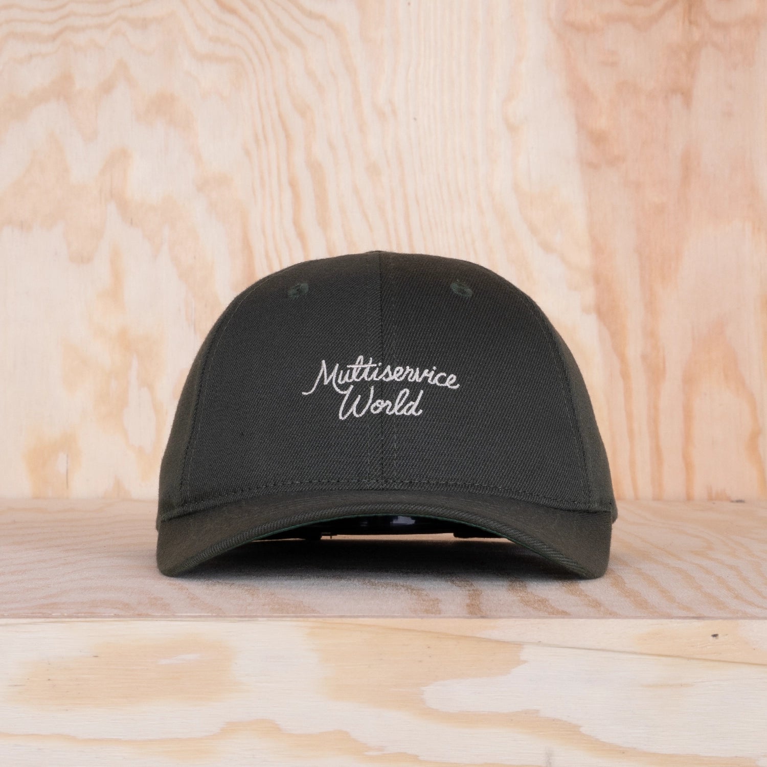 Multiservice World Cotton Twill Signature Cap Olive