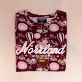 Sqrtn Great Norrland T-shirt Mumin Burgundy