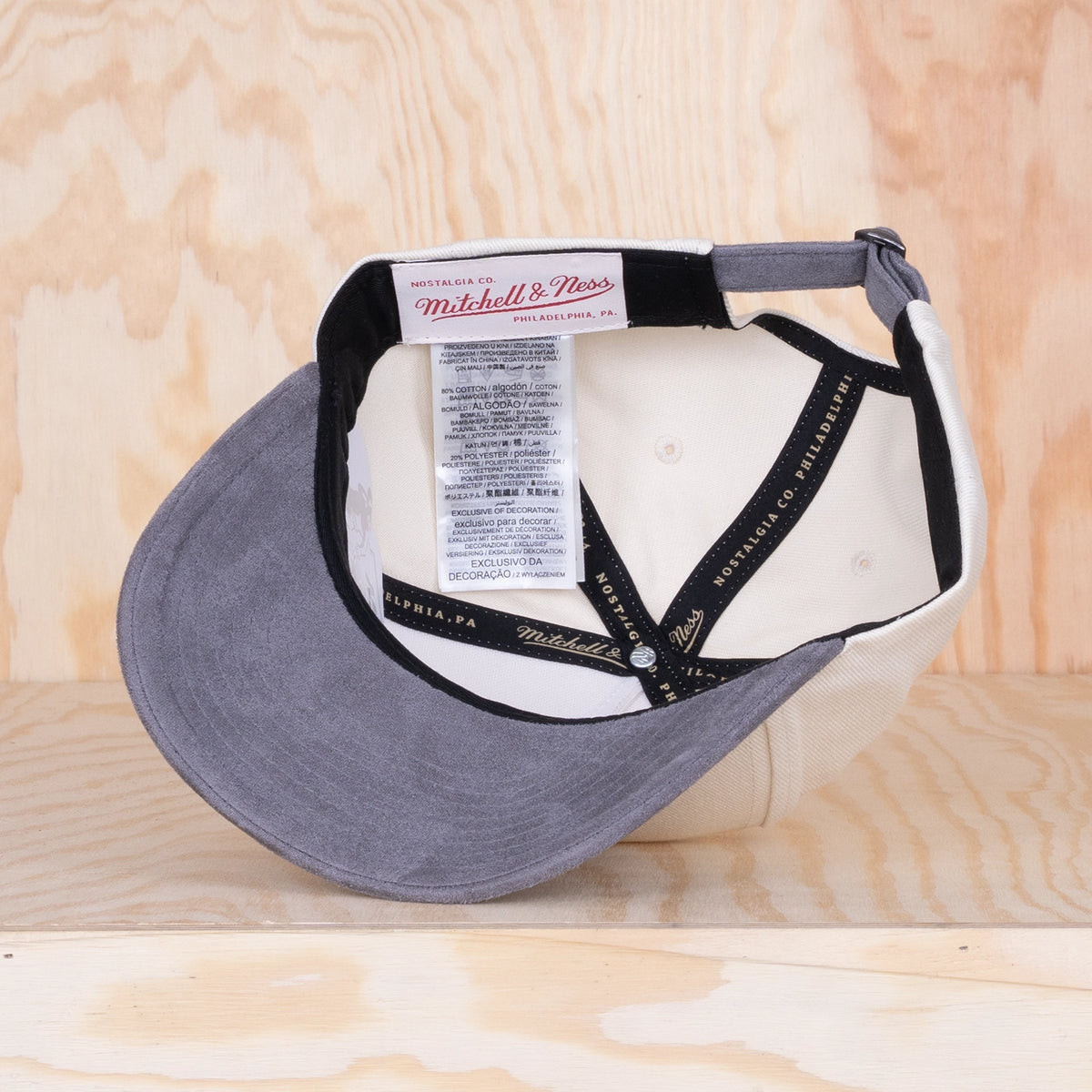 Mitchell & Ness Luxury Script Pro Pinch Own Brand Cream/Charcoal