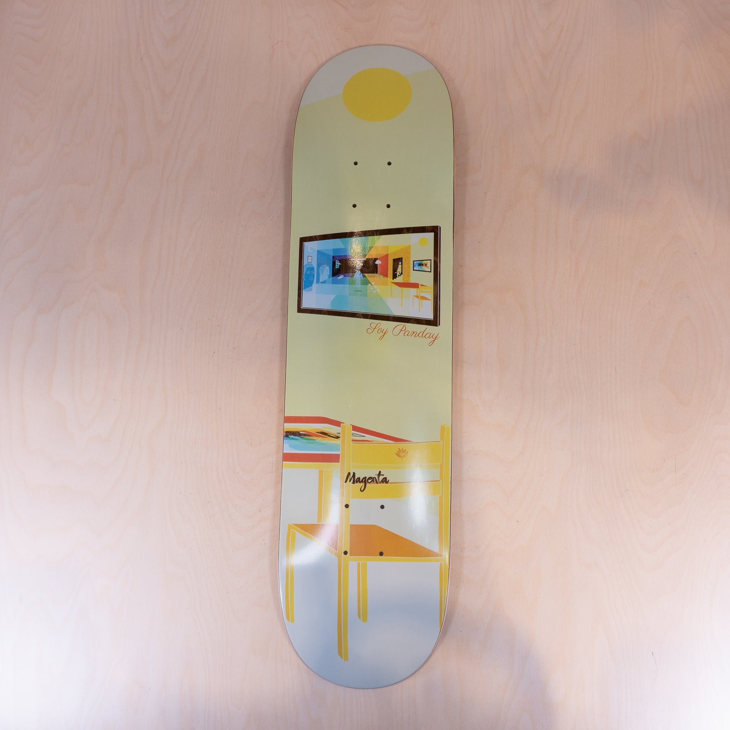 Magenta Soy Panday Sleep Series Skatedeck 8.0