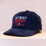 Mitchell & Ness Bad Boys Strapback Detroit Pistons Cap Dark Navy