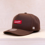 Mitchell & Ness Box Logo Pro Crown Own Brand Cap Dark Brown