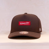 Mitchell & Ness Box Logo Pro Crown Own Brand Cap Dark Brown