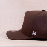Mitchell & Ness Box Logo Pro Crown Own Brand Cap Dark Brown
