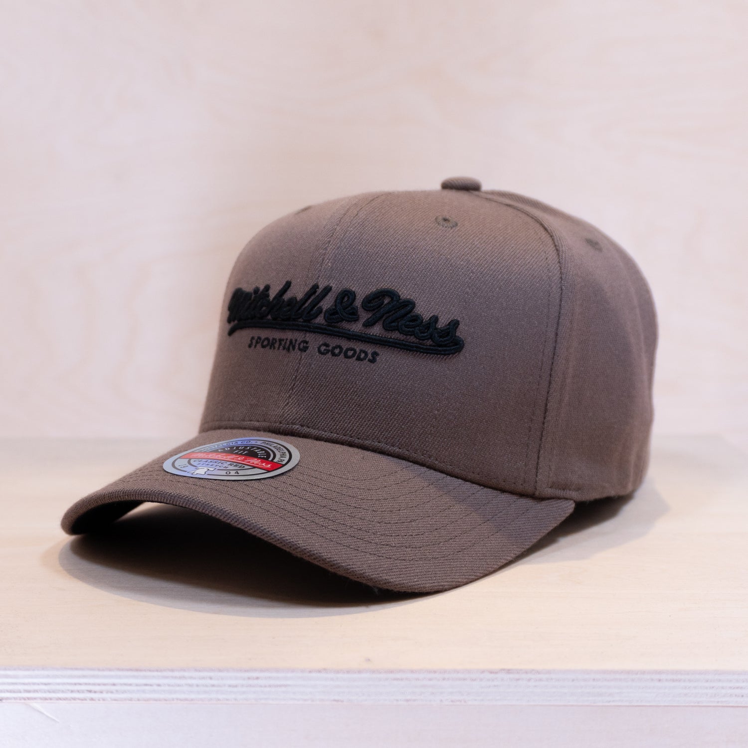 Mitchell & Ness Classic Script Snapback Own Brand Cap Grey