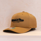 Mitchell & Ness Classic Script Snapback Cap Own Brand Mustard