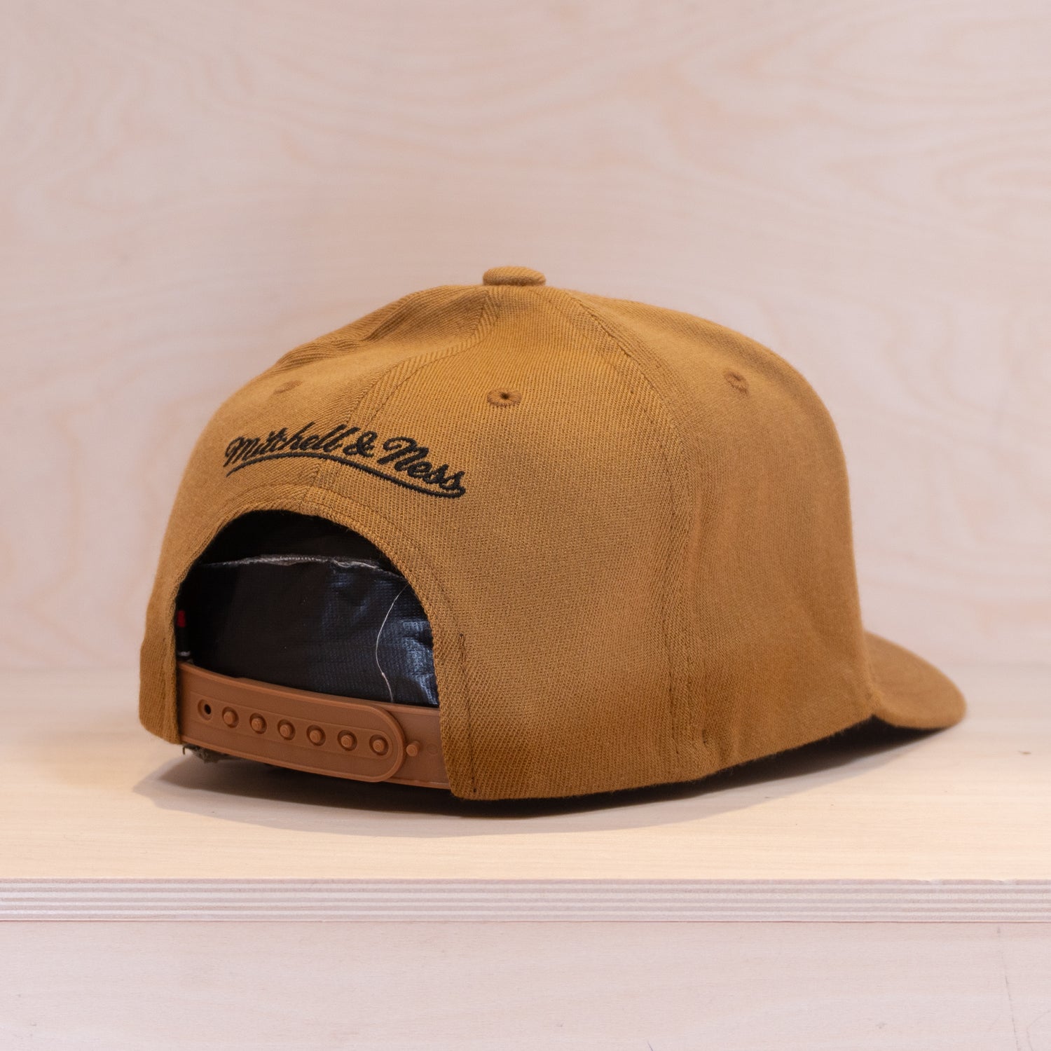 Mitchell & Ness Classic Script Snapback Cap Own Brand Mustard