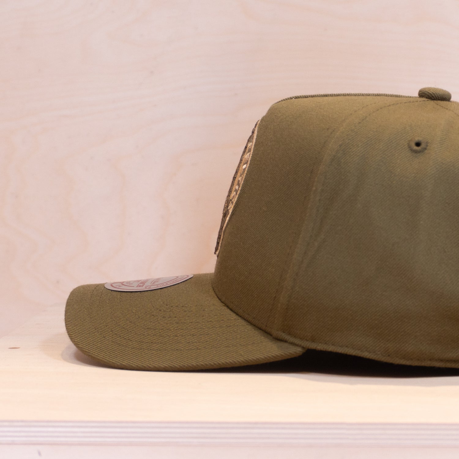 Mitchell & Ness Fashion Basic Pro Snapback Cap Boston Celtics Olive