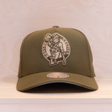 Mitchell & Ness Fashion Basic Pro Snapback Boston Celtics Olive