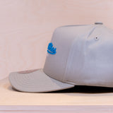 Mitchell & Ness Grey Blue Pro Crown Snapback Own Brand Grey
