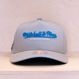 Mitchell & Ness Grey Blue Pro Crown Snapback Own Brand Grey