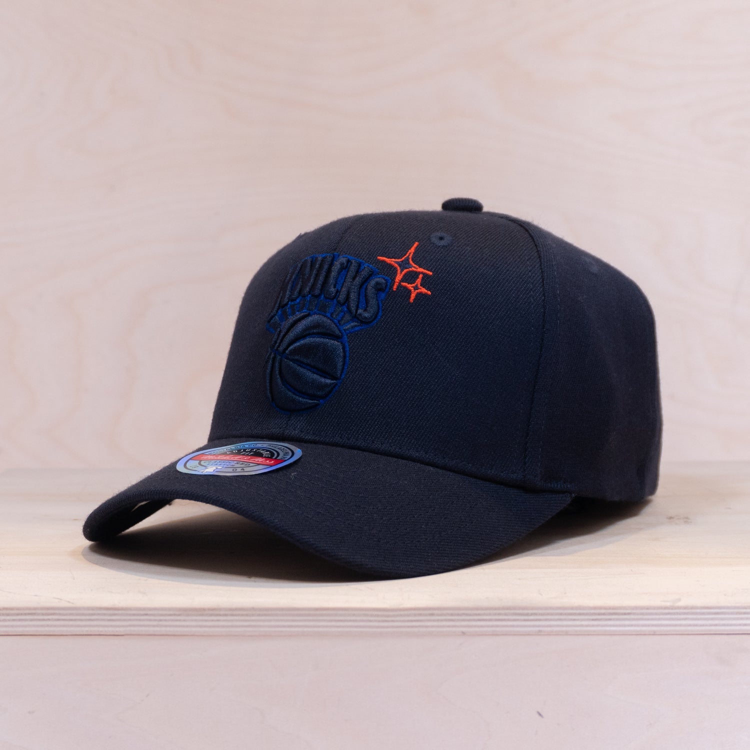 Mitchell & Ness Merch Logo Classic New York Knicks Navy