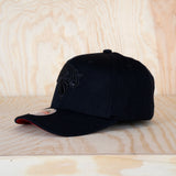 Mitchell & Ness Midnight Luxe Classic Red Snapback Cap Black