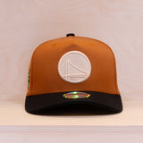 Mitchell & Ness Moonscape Classic Red Golden State Warriors Burnt Orange/Black