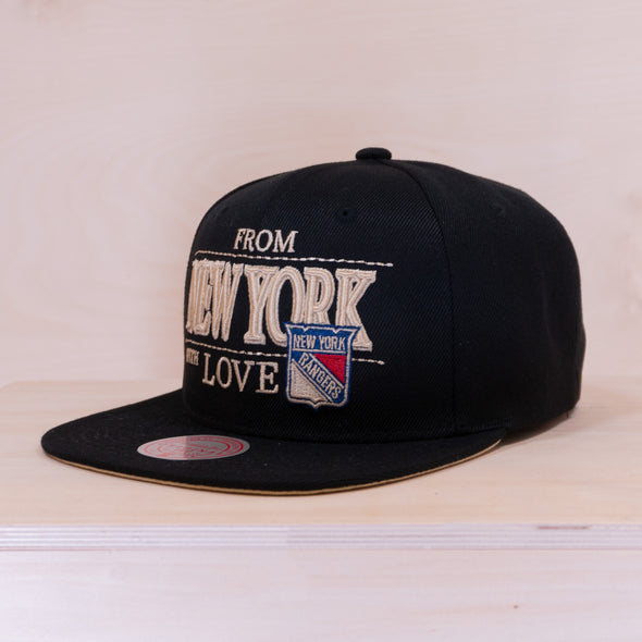 Mitchell & Ness NHL With Love Vintage Snapback New York Rangers Black