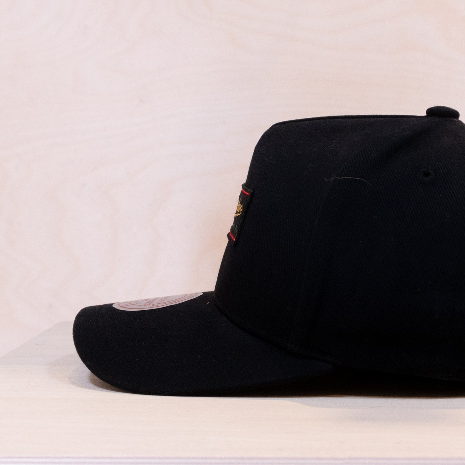 Mitchell & Ness Patches Exclusive Box Logo Cap Black