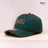 Mitchell & Ness Patches Exclusive Faux Leather Logo Cap Green