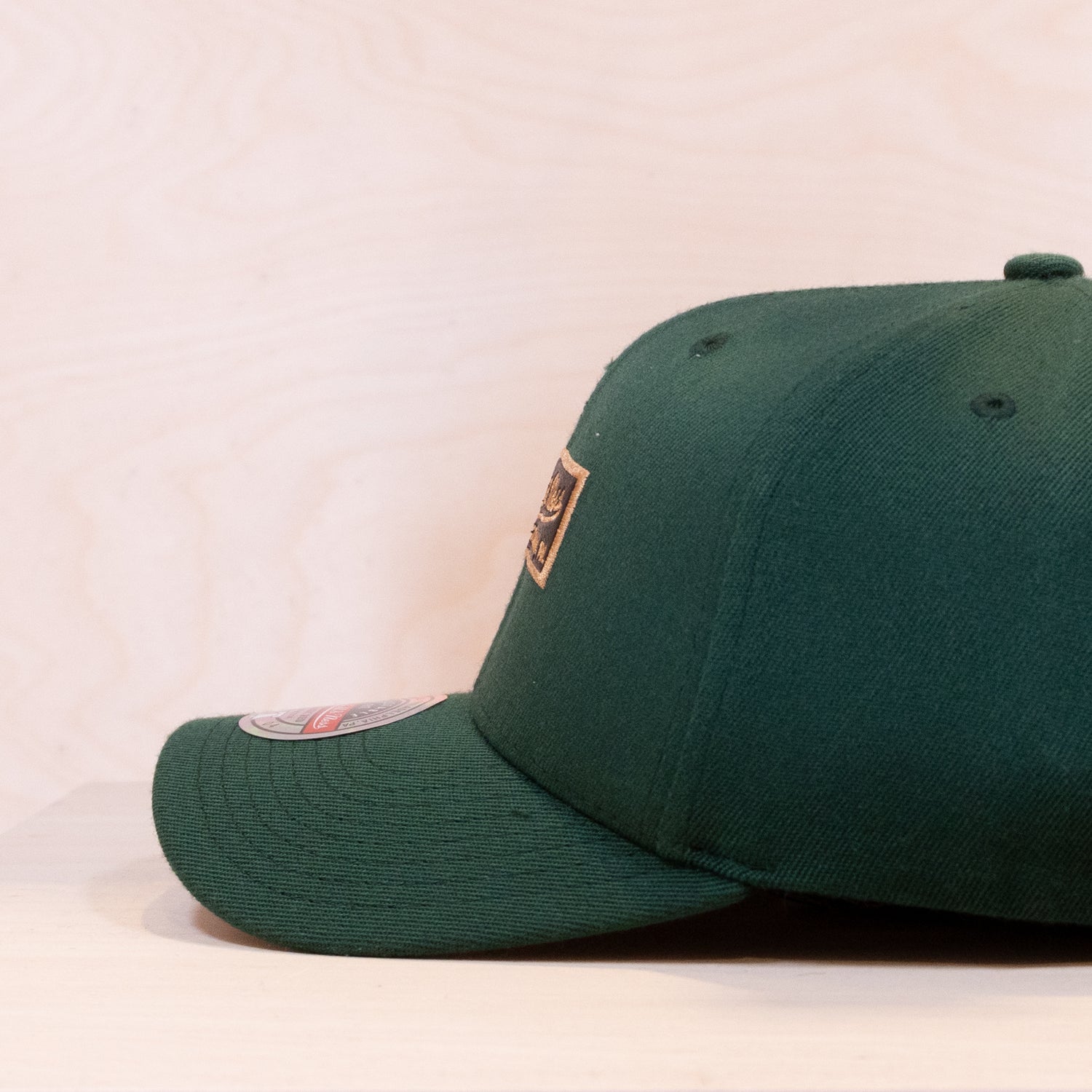Mitchell & Ness Patches Exclusive Faux Leather Logo Cap Green