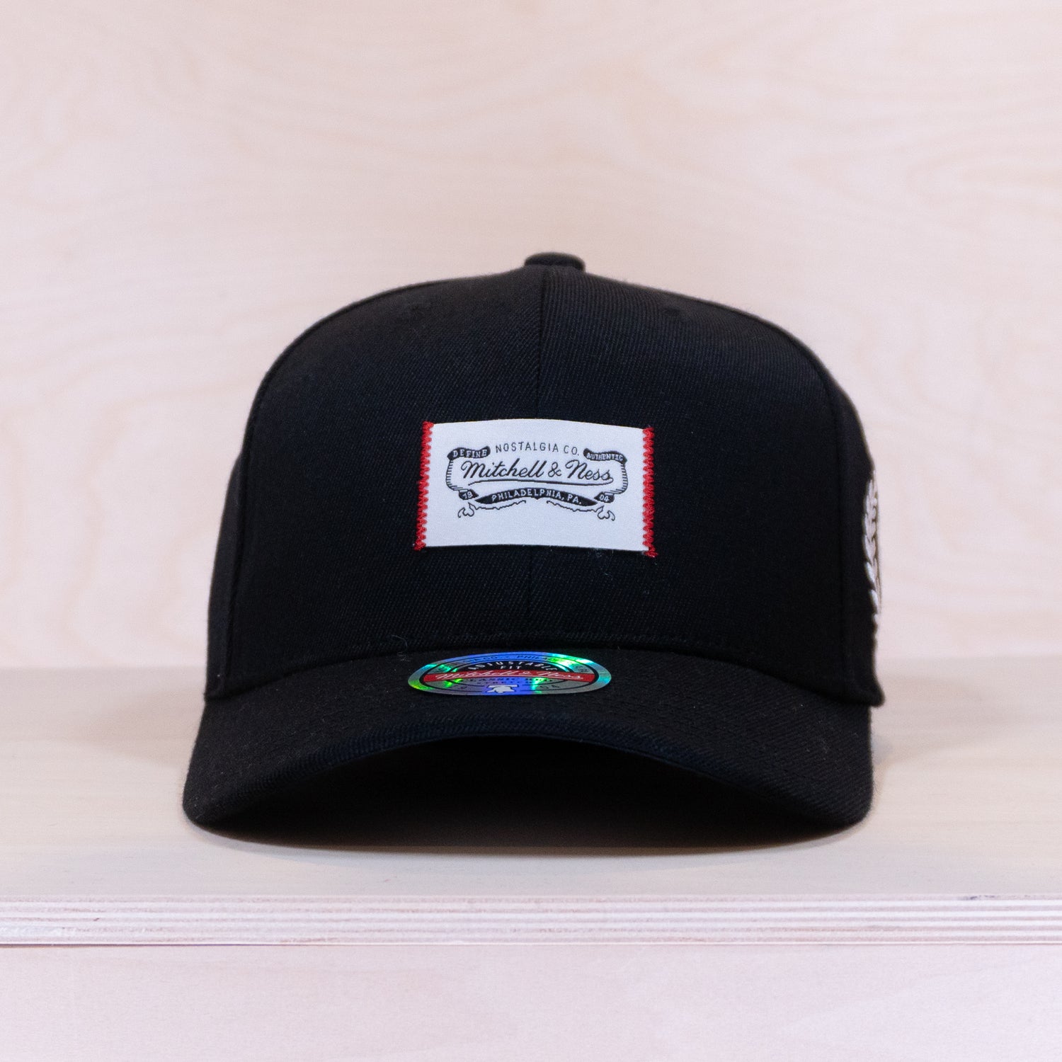 Mitchell & Ness Patches Exclusive Stitch Down Cap Black