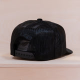 Mitchell & Ness Pinescript Velvet Trucker Black