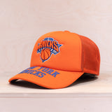 Mitchell & Ness Puff The Magic Trucker New York Knicks Orange