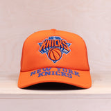 Mitchell & Ness Puff The Magic Trucker New York Knicks Orange