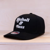 Mitchell & Ness Retro Logo Classic Red Snapback Own Brand Black