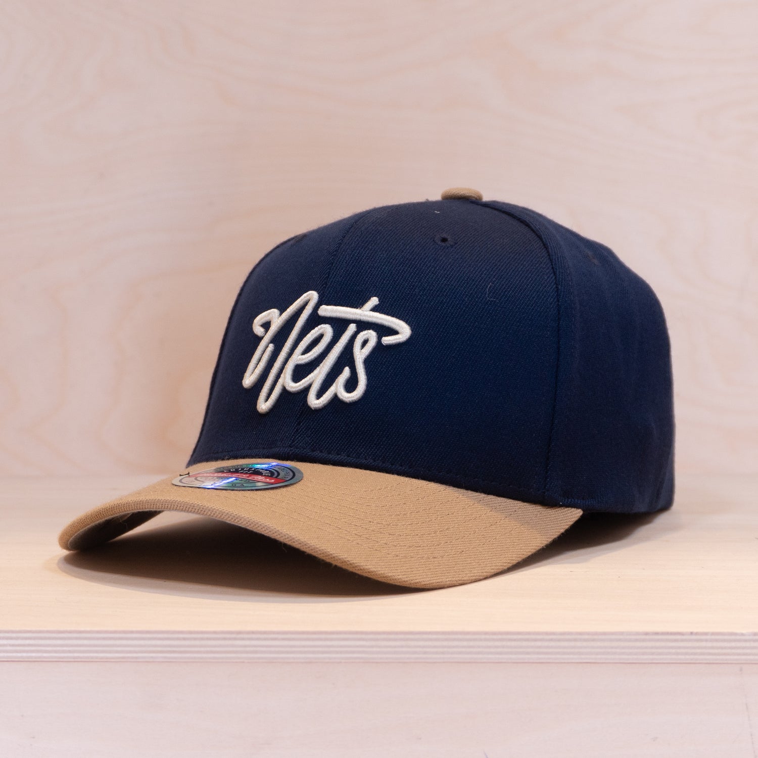 Mitchell & Ness Sand Storm Classic Red Cap Brooklyn Nets Navy/Sand