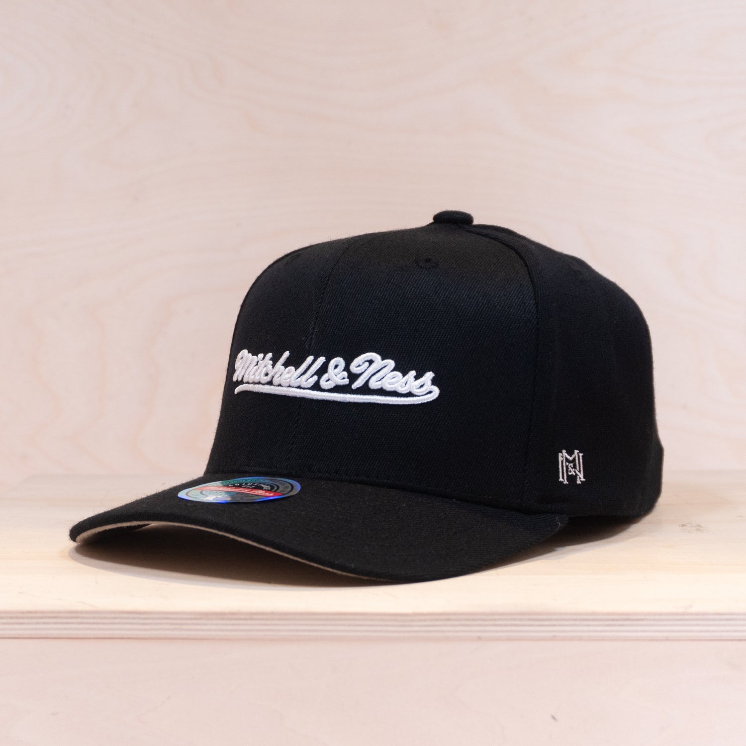 Mitchell & Ness Script Stretch Snapback Cap Own Brand Black