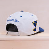 Mitchell & Ness Tail Sweep Pro Snapback Vntg St.Louis Blues White