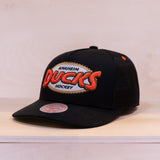 Mitchell & Ness Team Seal Trucker Cap Anaheim Ducks Black