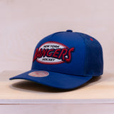 Mitchell & Ness Team Seal Vintage Trucker Cap New York Rangers Blue