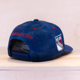 Mitchell & Ness Team Seal Vintage Trucker Cap New York Rangers Blue