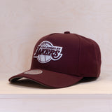 Mitchell & Ness Fashion Basic Pro Snapback Los Angeles Lakers Dark Purple